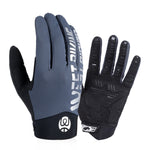 WEST BIKING YP0211214 ロングフィンガー 衝撃吸収 防滑 タッチスクリーングローブ サイクリングスポーツグローブ、M、L、XL