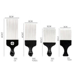3個セット 美容用スチール針オイルヘアコーム プラスチックヘアカット先端コーム、P2020、P2021、C6、C5