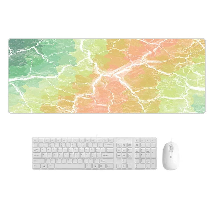 マーブリング耐摩耗ラバーマウスパッド、300x800x4mm、400x900x2mm、400x900x3mm