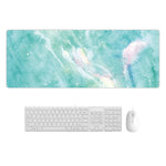 マーブリング耐摩耗ラバーマウスパッド、400x900x4mm、400x900x5mm、300x800x5mm、300x700x4mm
