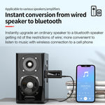 USB車載Bluetooth 5.0アダプター レシーバー FM + AUXオーディオ デュアル出力ステレオ送信機、K9 ブラック