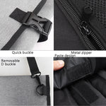 WESSLECO シェフナイフツール収納バッグ オックスフォードクロスナイフバッグ WESSLECO グレー