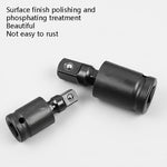 Windurate ユニバーサルジョイントコネクター 電動レンチスリーブジョイント 電気ステアリングヘッド 仕様：1/4インチ、1/4インチ、1/2インチ、3/8インチ