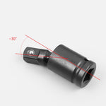 Windurate ユニバーサルジョイントコネクター 電動レンチスリーブジョイント 電気ステアリングヘッド 仕様：1/4インチ、1/4インチ、1/2インチ、3/8インチ
