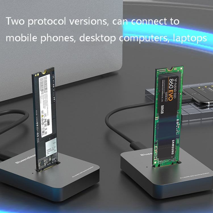 M.2 NGFF / NVME ソリッドステートドライブ底部 USB3.1 ノートパソコン外付けSSDモバイルハードディスクソケット、スタイル：SD01 (M.2 SATAプロトコル)、SD02 (M.2 NVMEプロトコル)