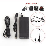 THGX-4202 42V / 2A DC 5.5mm 充電ポート ユニバーサル電動スクーターパワーアダプター リチウムバッテリーチャージャー Xiaomi Mijia M365 & Ninebot ES2 / ES4用、EUプラグ、USプラグ、UKプラグ、AUプラグ