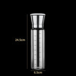 304ステンレス製海塩ペッパーグラインダー 家庭用ペッパーコーヒー手動グラインドボトル、450ml