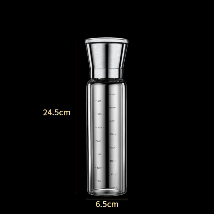 304ステンレス製海塩ペッパーグラインダー 家庭用ペッパーコーヒー手動グラインドボトル、450ml