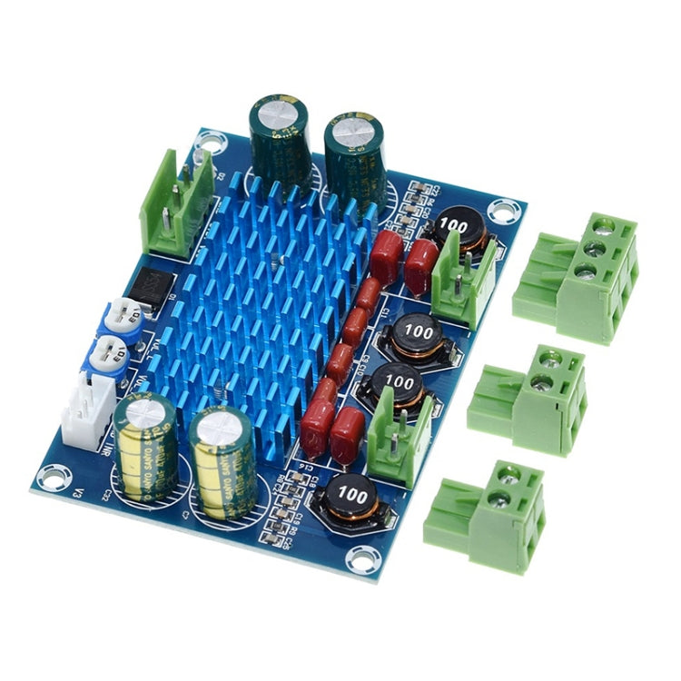 HW-447 高出力デジタルパワーアンプボード TPA3116D2 シャーシ専用プラグイン 5-28V 出力120W