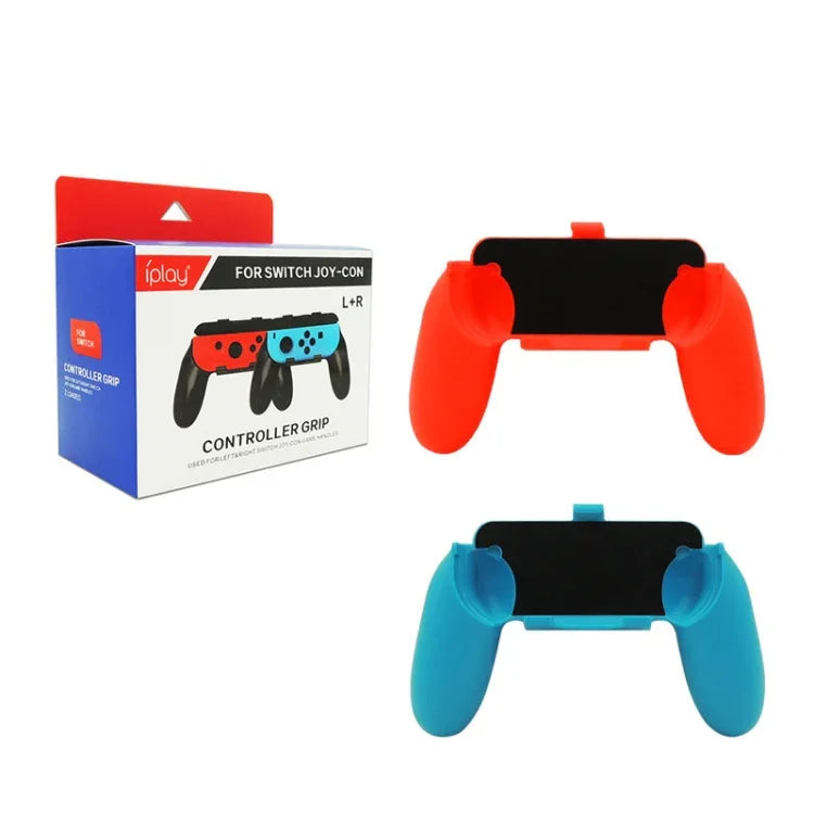 IPLAY ゲームコンソール左右ハンドル Nintendo Switch用、HB-S004（レッドブルー）