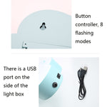 HS-007 LED文字DIYクラウド消去可能メッセージボード 告白ランプ、白、黒、ピンク、青
