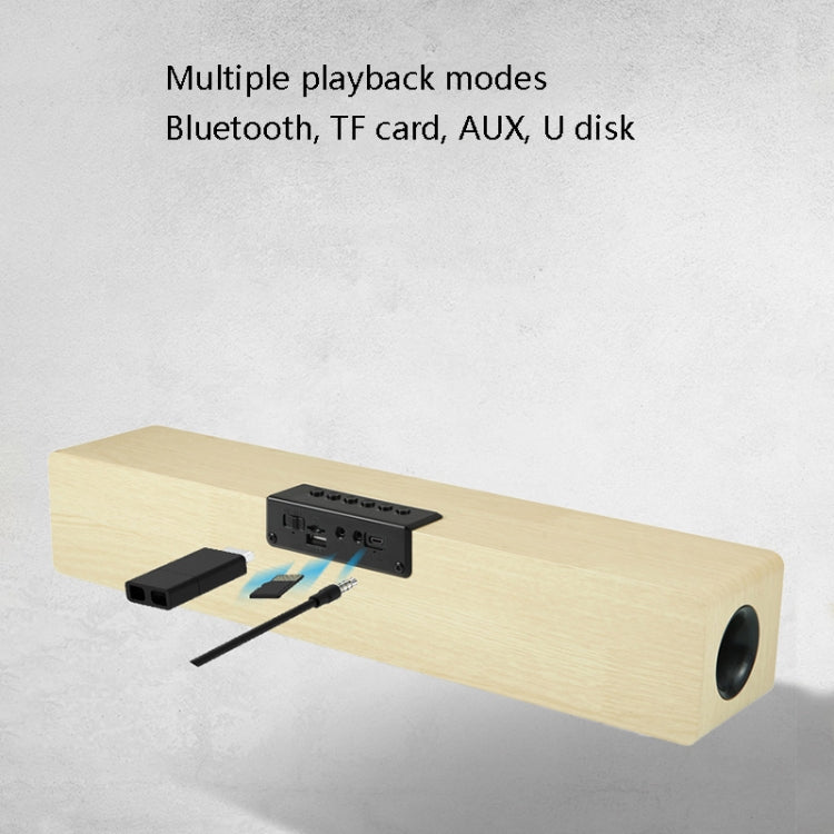 M1 Bluetoothスピーカー アラームクロック 木製ワイヤレスデスクトップラウドスピーカー、イエロー、ブラック