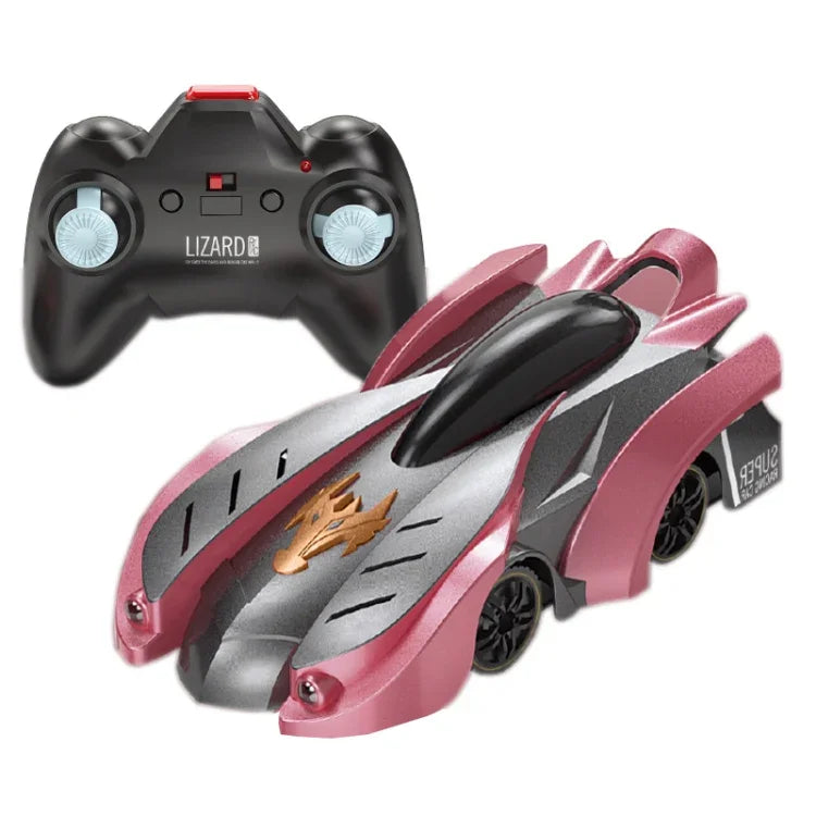 リモコン操作 壁登りカー ミニ電動リモコンカー 子供用おもちゃ、レッドチャージハンドルRC版、レッドフレイムハンドルRC版、ブルーブレイクハンドルRC版、ブルーライトニングハンドルRC版、レッドチャージウォッチRC版