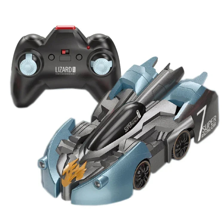 リモコン操作 壁登りカー ミニ電動リモコンカー 子供用おもちゃ、レッドチャージハンドルRC版、レッドフレイムハンドルRC版、ブルーブレイクハンドルRC版、ブルーライトニングハンドルRC版、レッドチャージウォッチRC版