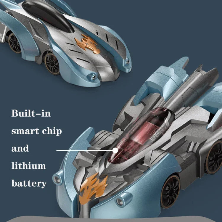 リモコン操作 壁登りカー ミニ電動リモコンカー 子供用おもちゃ、レッドチャージハンドルRC版、レッドフレイムハンドルRC版、ブルーブレイクハンドルRC版、ブルーライトニングハンドルRC版、レッドチャージウォッチRC版