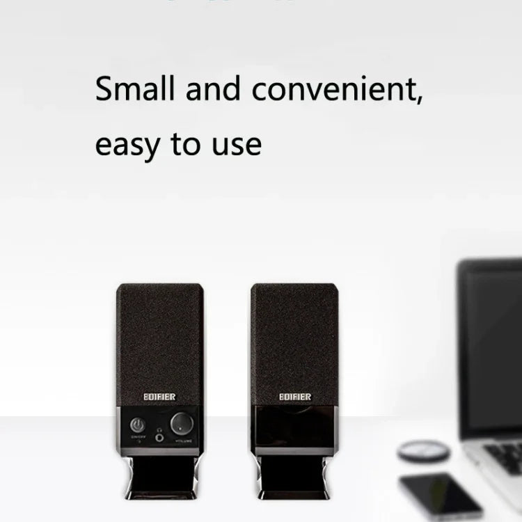 Edifier R10U ミニUSBラップトップスピーカー、R10U ブラック