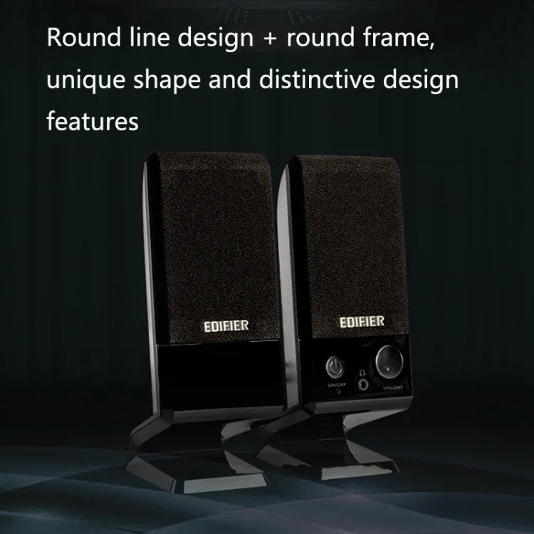 Edifier R10U ミニUSBラップトップスピーカー、R10U ブラック