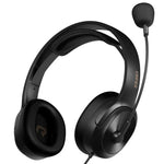 Edifier USB K5000 模擬試験用ヘッドセット オンライン授業 教育用口頭トレーニングヘッドセット ケーブル長さ: 2.8m K5000
