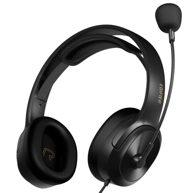 Edifier USB K5000 模擬試験用ヘッドセット オンライン授業 教育用口頭トレーニングヘッドセット ケーブル長さ: 2.8m K5000