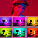 Ulanzi VL120 RGB フルカラー RGB SLRカメラ撮影用ライブフォトビデオ小型ライト、VL120 RGB