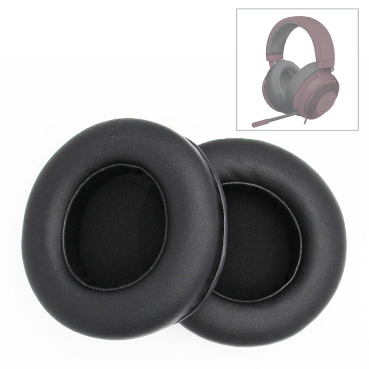 Kraken 7.1 V2 Pro用 90mm 厚手スポンジヘッドセットイヤーマフ 1ペア ブラック、オレンジ