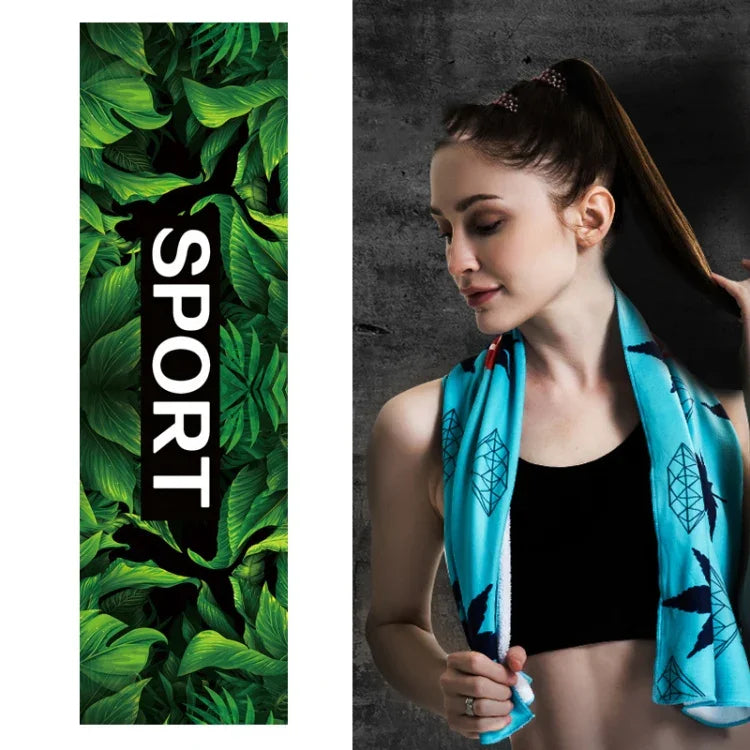 Fitness Cold Towel Outdoor Sports Cooling Quick-Drying Towel, Size: 100 x 30cm, Quick-Drying Towel, Size: 100 x 30cm(Greenery), Quick-Drying Towel, Size: 100 x 30cm(Maple), Quick-Drying Towel, Size: 100 x 30cm(Sky)                                      ...