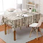 模造樹皮コットンリネンテーブルクロス 60x60cm、90x90cm、100x140cm、140x140cm、140x180cm、140x200cm、140x220cm、70x70cm、120x120cm、120x160cm、140x250cm、50x80cm