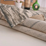 模造樹皮コットンリネンテーブルクロス 60x60cm、90x90cm、100x140cm、140x140cm、140x180cm、140x200cm、140x220cm、70x70cm、120x120cm、120x160cm、140x250cm、50x80cm
