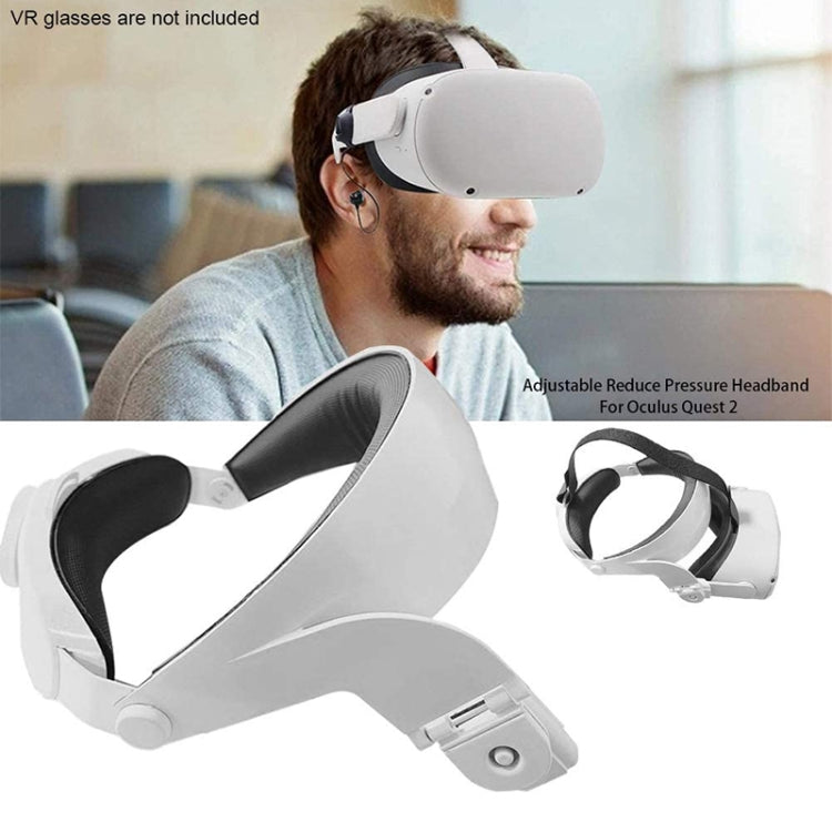 VR快適 顔を押さないヘッドセット 人間工学に基づくVRヘッドセット Oculus Quest2用
