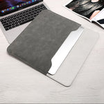 横型マットPUノートパソコンバッグ、MacBook 11インチ A1465/A1370用、MacBook 12インチ A1534用、MacBook Air/Pro 13.3インチ A1466/A1369/A1502/A1425用、MacBook Air/Pro 13インチ A2337/A1989/A2179/A2338/A1708用、MacBook Pro 15.4インチ A1707/A1990用