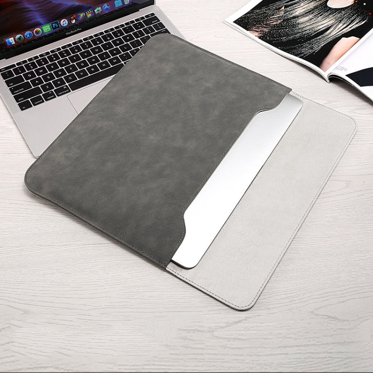 横型マットPUノートパソコンバッグ、MacBook 11インチ A1465/A1370用、MacBook 12インチ A1534用、MacBook Air/Pro 13.3インチ A1466/A1369/A1502/A1425用、MacBook Air/Pro 13インチ A2337/A1989/A2179/A2338/A1708用、MacBook Pro 15.4インチ A1707/A1990用