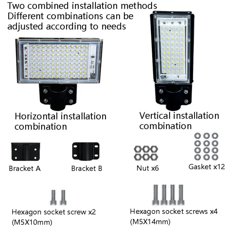LED防水道路照明 庭用投光器 50W