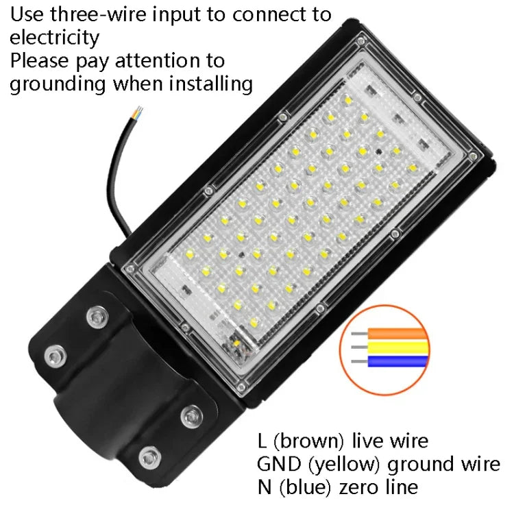 LED防水道路照明 庭用投光器 50W