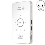 C6 2GB+32GB Androidスマート DLP HD プロジェクター ミニワイヤレスプロジェクター、USプラグ（ブラック）、EUプラグ（ブラック）、UKプラグ（ブラック）、AUプラグ（ブラック）、USプラグ（ホワイト）、UKプラグ（ホワイト）、AUプラグ（ホワイト）
