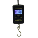 10g ミニデジタル釣りスケール トラベル用計量スチールヤード 吊り下げ式電子フックスケール キッチン計量ツール 容量：40kg バックライトなし40kg バックライト付き40kg