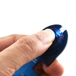 8 In 1 Stainless Steel Multi-Function Tool Card Camping Survival Card With Light, Black, Blue