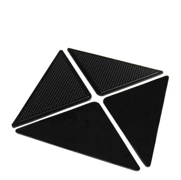 4枚セット 再利用可能滑り止め洗えるラグカーペットマット 家庭用バスルームリビングルーム用 洗えるラグ