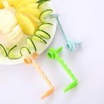 ニンジンスパイラルスライサー 野菜ジャガイモカッター、ニンジンスパイラルスライサー（ブルー）