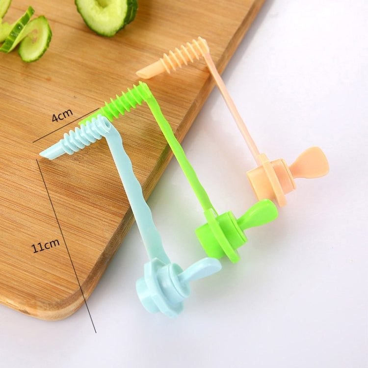 ニンジンスパイラルスライサー 野菜ジャガイモカッター、ニンジンスパイラルスライサー（ブルー）