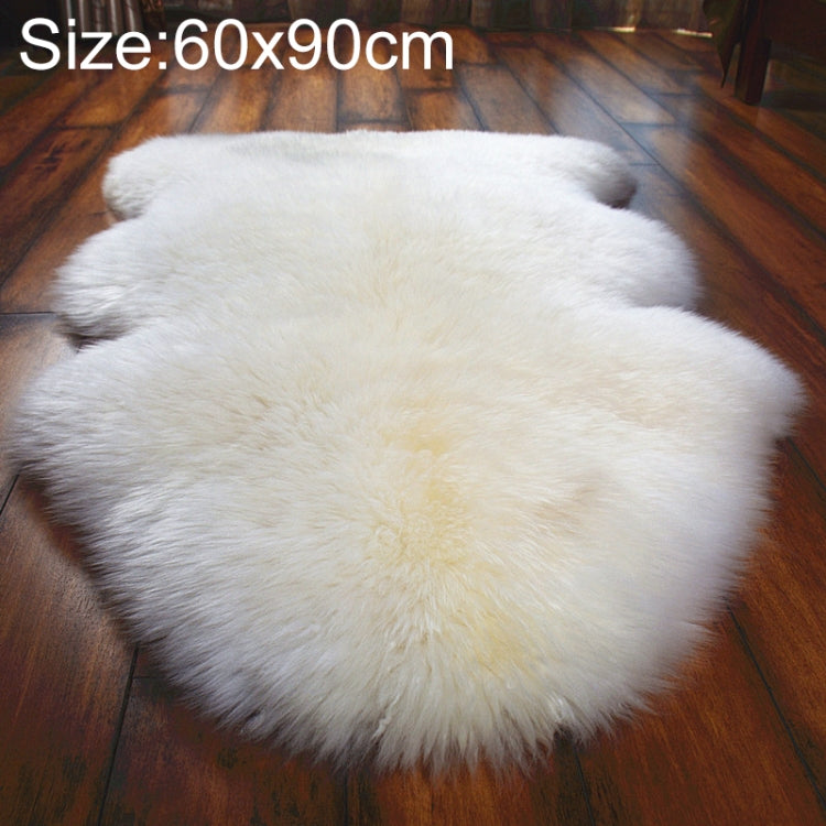 純粋な本物のウールソファクッション ファー全体シープスキンカーペット 窓飾りマット 60x90cm、65x100cm、65x110cm、80x120cm