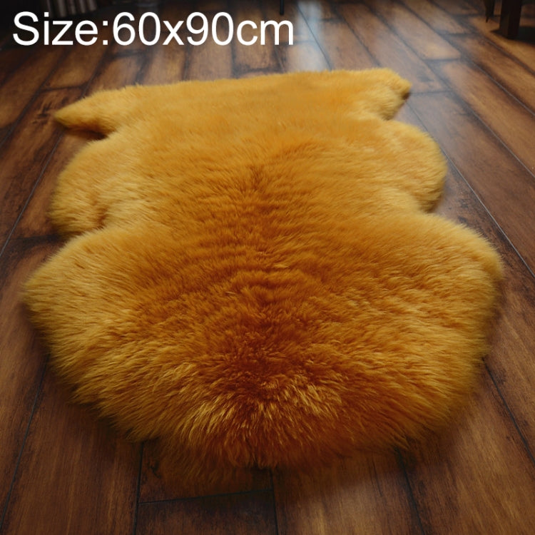 純粋な本物のウールソファクッション ファー全体シープスキンカーペット 窓飾りマット 60x90cm、65x100cm、65x110cm、80x120cm