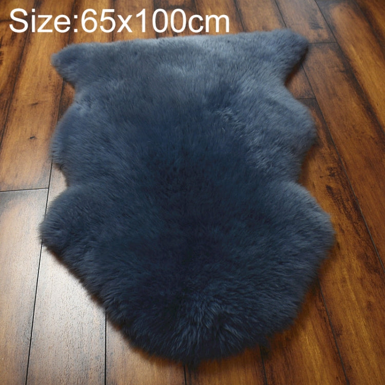 純粋な本物のウールソファクッション ファー全体シープスキンカーペット 窓飾りマット 60x90cm、65x100cm、65x110cm、80x120cm