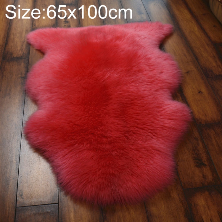 純粋な本物のウールソファクッション ファー全体シープスキンカーペット 窓飾りマット 60x90cm、65x100cm、65x110cm、80x120cm