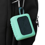 JBL GO3 Bluetoothスピーカー用シリコンカバー ポータブル保護ケース カラビナ付き レッド、ブラック、シルバーグレー、オレンジ、ダークブルー、ミントグリーン、アーミーグリーン