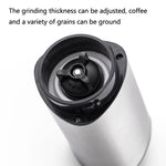 家庭用ステンレス製手回しコーヒーマシングラインダー 透明モデル ステンレスモデル