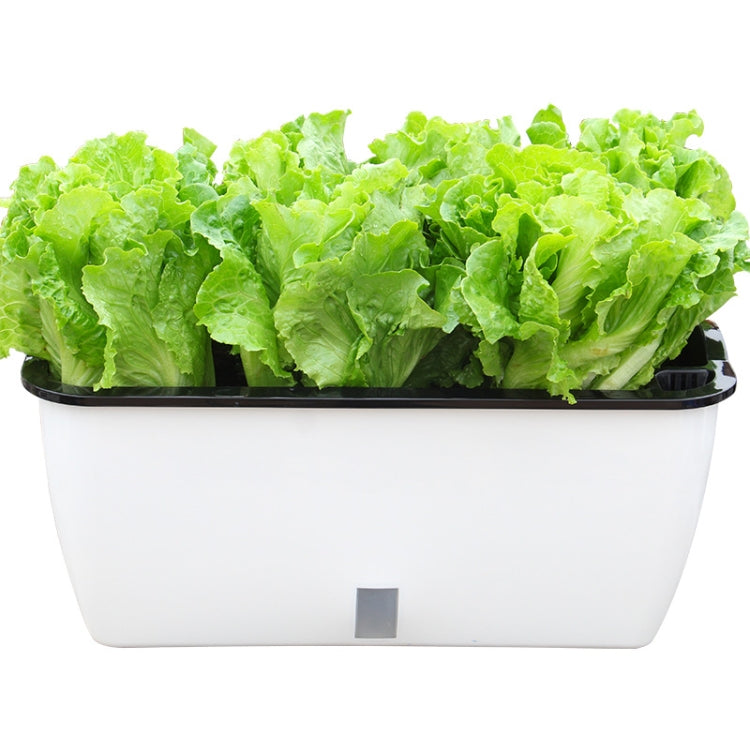 家庭用バルコニー長方形プラスチック自己吸水野菜栽培鉢、スタイル：SC01特大鉢、SC02大鉢