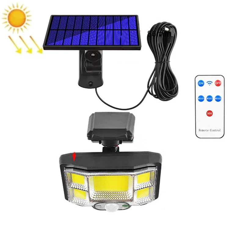 TG-TY085 Solar Outdoor Human Body Induction Wall Light Household Garden Waterproof Street Light wIth Remote Control, Spec:, 96 LED Integrated, 96 COB Integrated, 96 LED Separated, 96 COB Separated, 168 LED  Integrated, 168 COB  Integrated