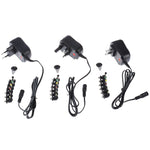 C5 3-12V 12W 可変電圧調整スイッチ電源アダプター 多機能充電器 DCチップ付き、米国プラグ、英国プラグ、EUプラグ