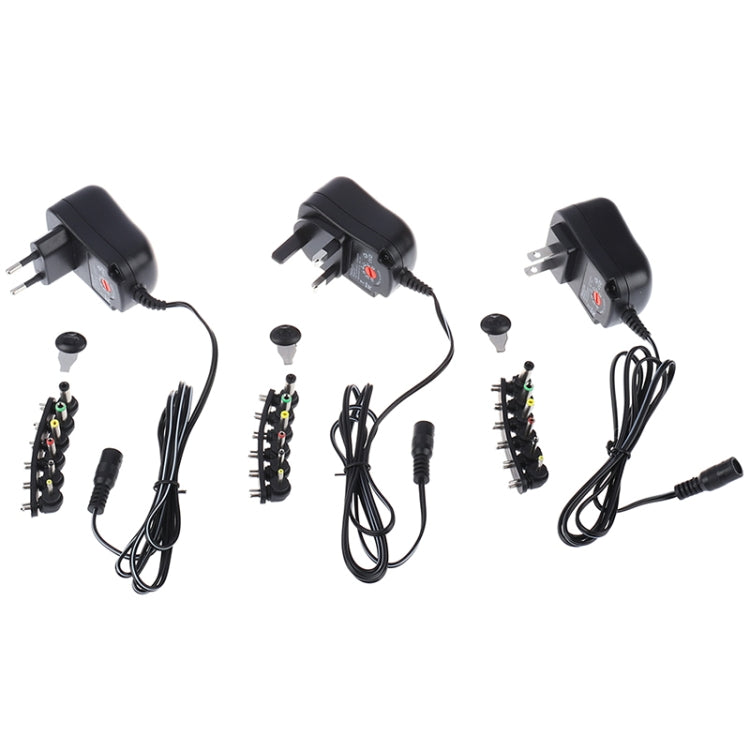 C5 3-12V 12W 可変電圧調整スイッチ電源アダプター 多機能充電器 DCチップ付き、米国プラグ、英国プラグ、EUプラグ