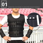 スポーツベスト 脚と腕用加重ストラップ フィットネストレーニング用加重器具、仕様：1kgベスト、1kgベスト、3kgベスト、5kgベスト、10kgベスト、15kgベスト、10kgスーツ、15kgスーツ